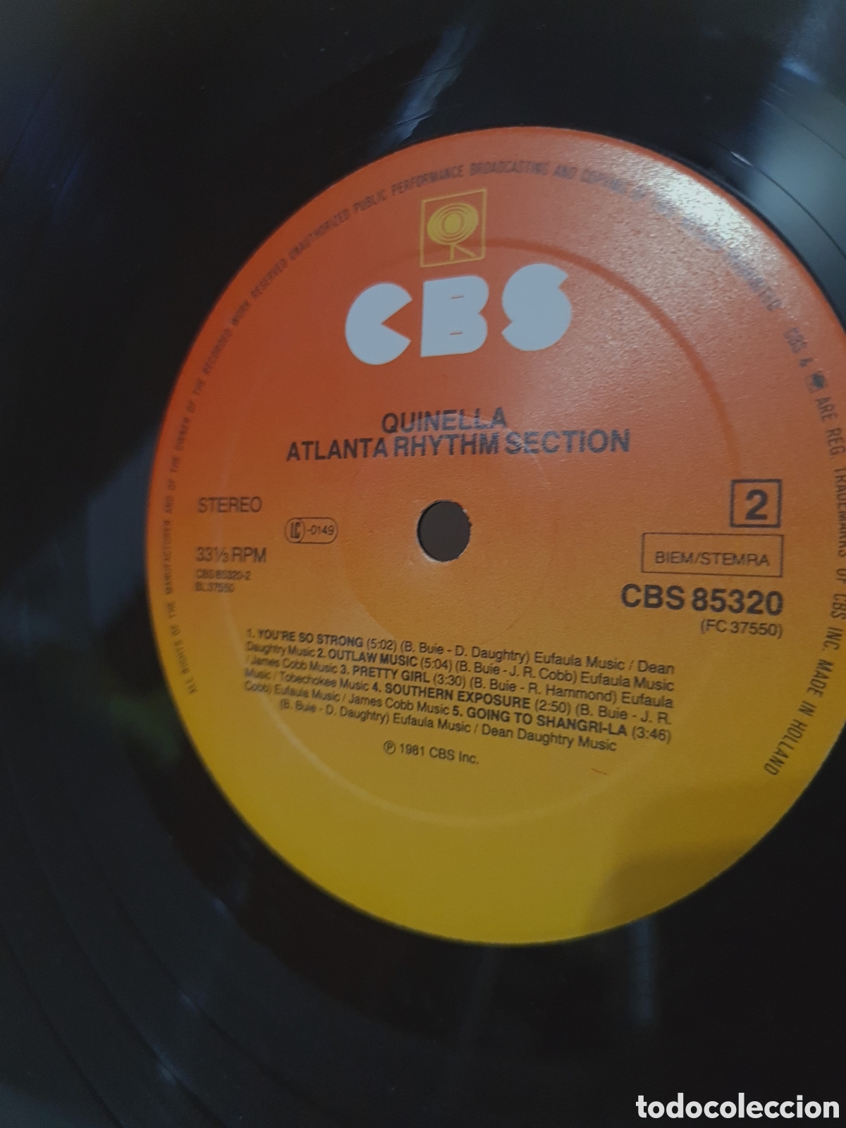 Discos de vinilo: ATLANTA RHYTHM SECTION * QUINELLA - Foto 3