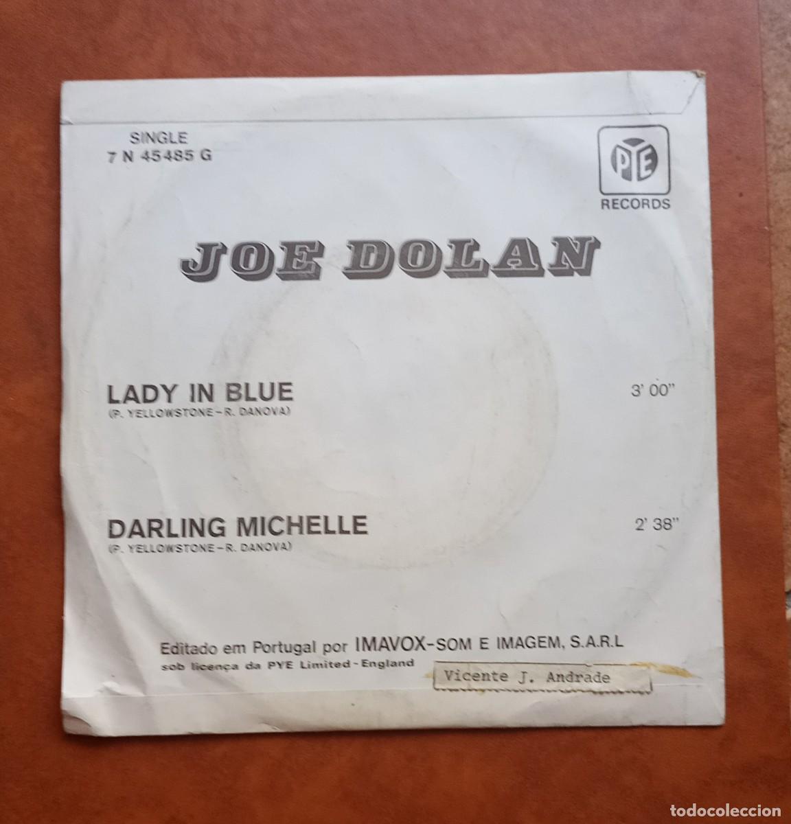 Discos de vinilo: Joe Dolan. Lady in Blue. Vinil. Single - Foto 2