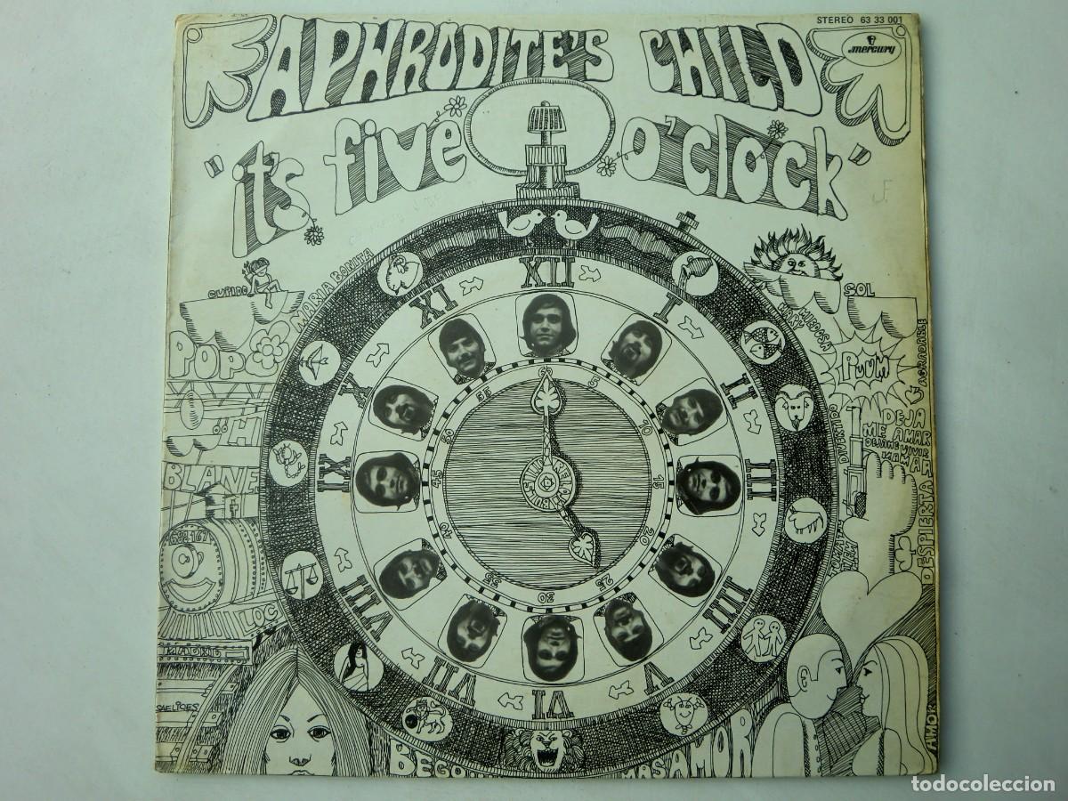 Discos de vinilo: LP APHRODITE&acute;S CHILD: IT&acute;S FIVE O&acute;CLOCK (1969) Mercury Espa&ntilde;a