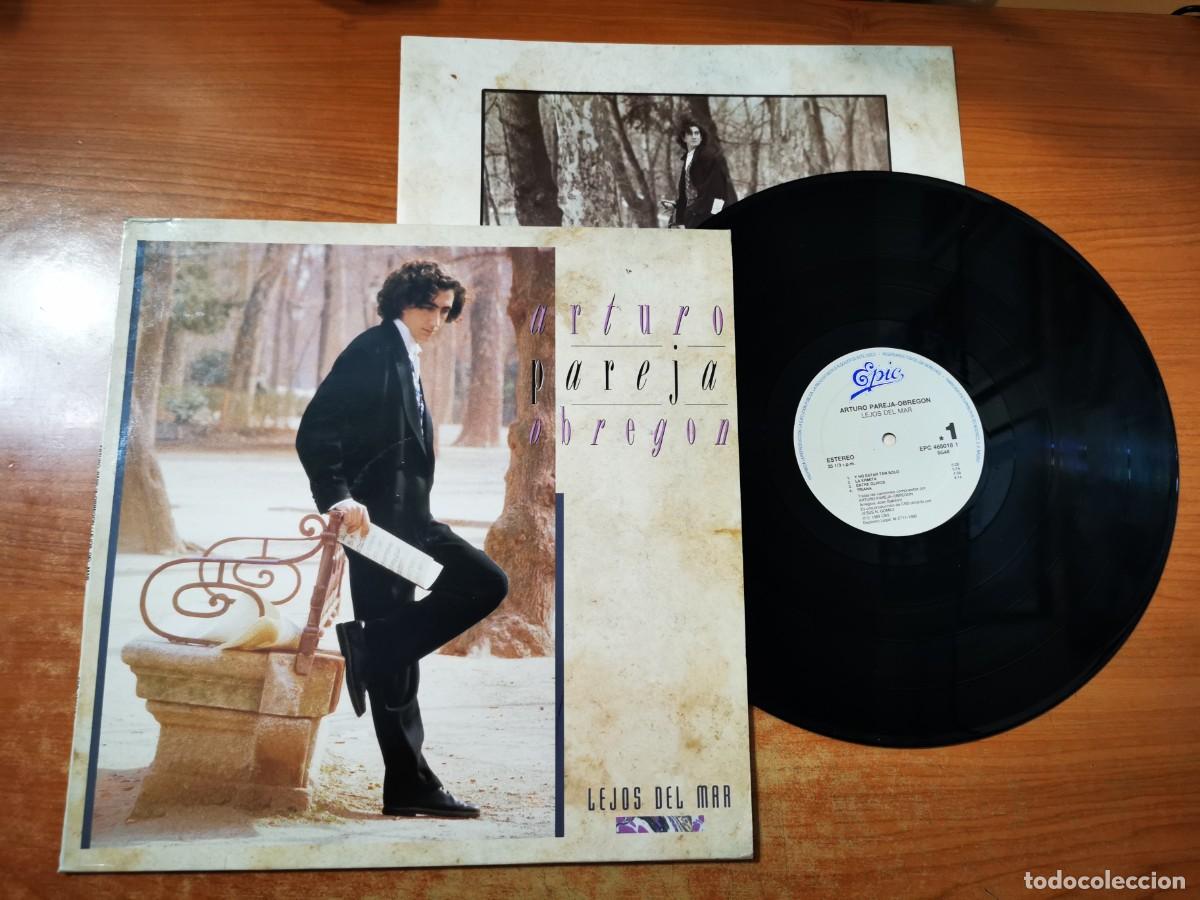 Discos de vinilo: ARTURO PAREJA OBREGON Lejos del mar LP VINILO DEL A&Ntilde;O 1989 CON ENCARTE CONTIENE 9 TEMAS