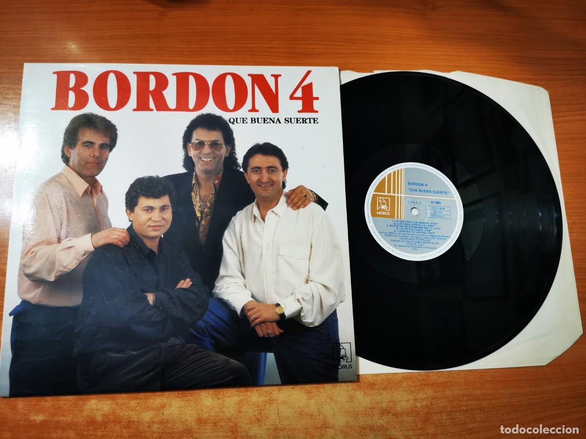 Discos de vinilo: BORDON 4 Que buena suerte LP VINILO DEL A&Ntilde;O 1991 CONTIENE 10 TEMAS