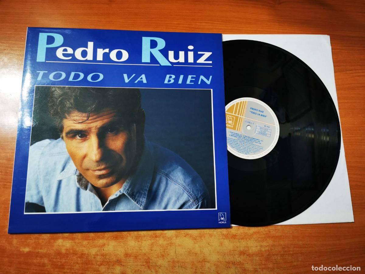 Discos de vinilo: PEDRO RUIZ Todo va bien LP VINILO DEL A&Ntilde;O 1992 CONTIENE 12 TEMAS