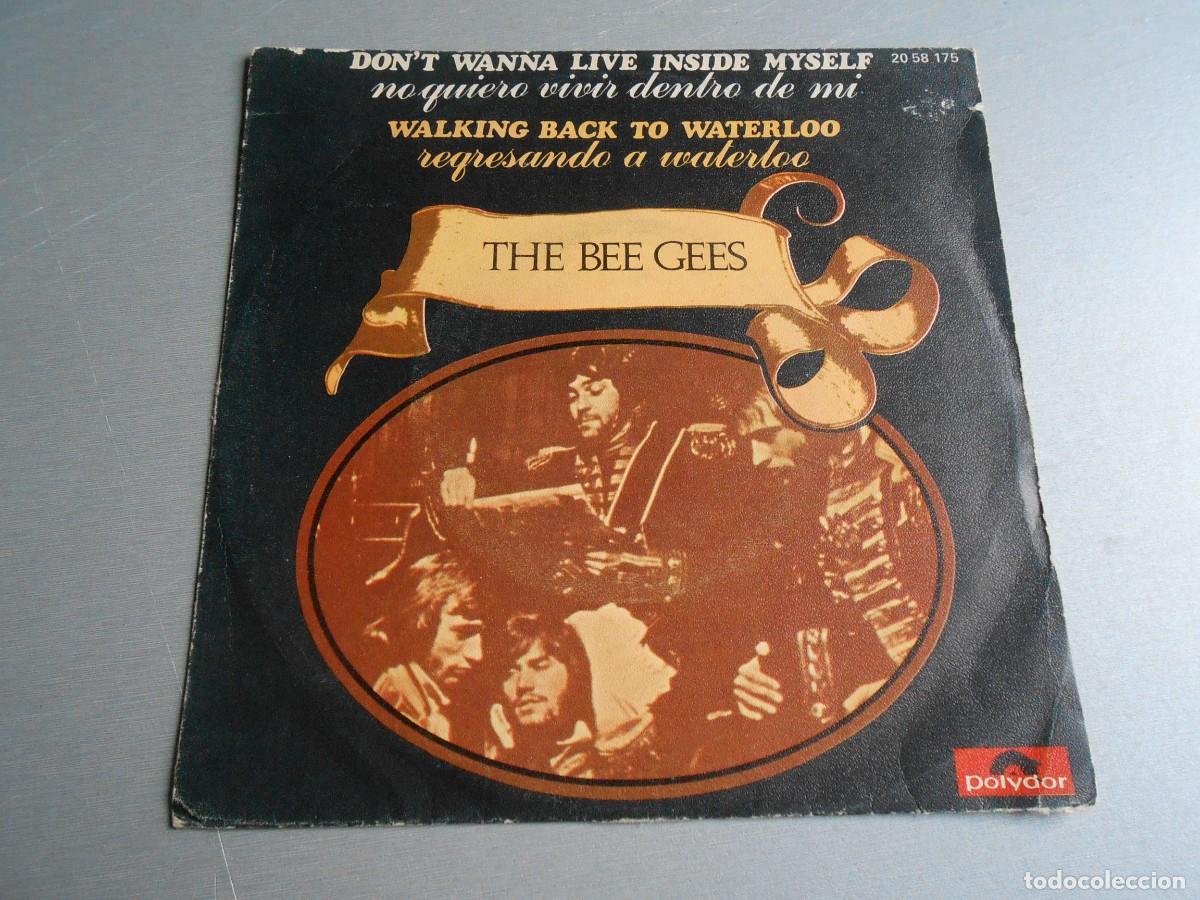 Discos de vinilo: BEE GEES, SG, DON&acute;T WANNA LIVE INSIDE MYSELF + 1, A&Ntilde;O 1971, POLYDOR 20 58 175