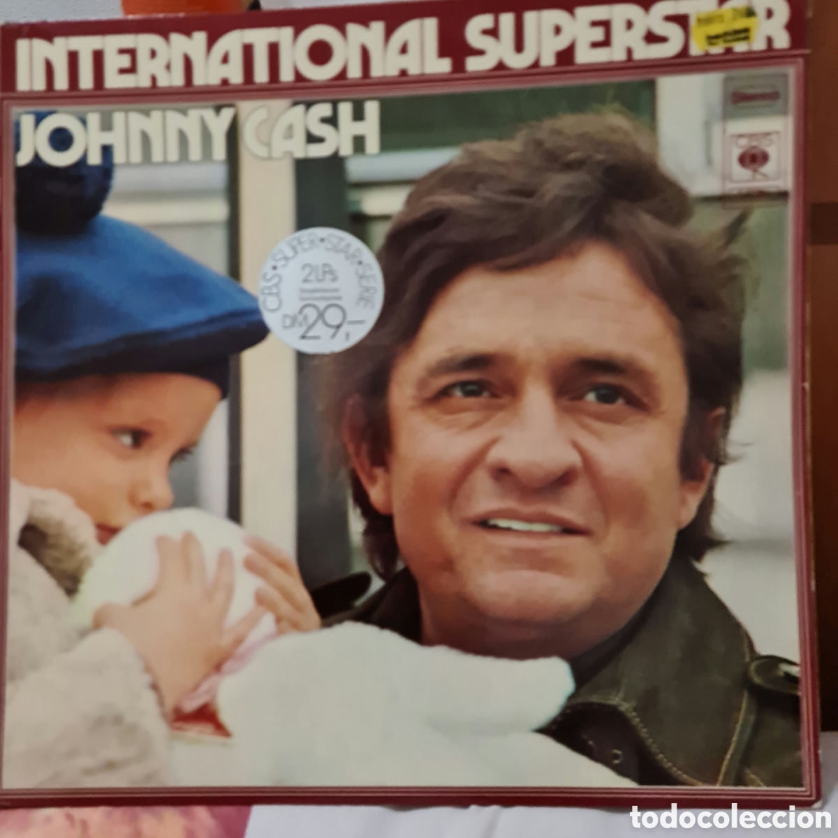 Discos de vinilo: JOHNNY CASH *DOBLE* INTERNACIONAL SUPERSTAR