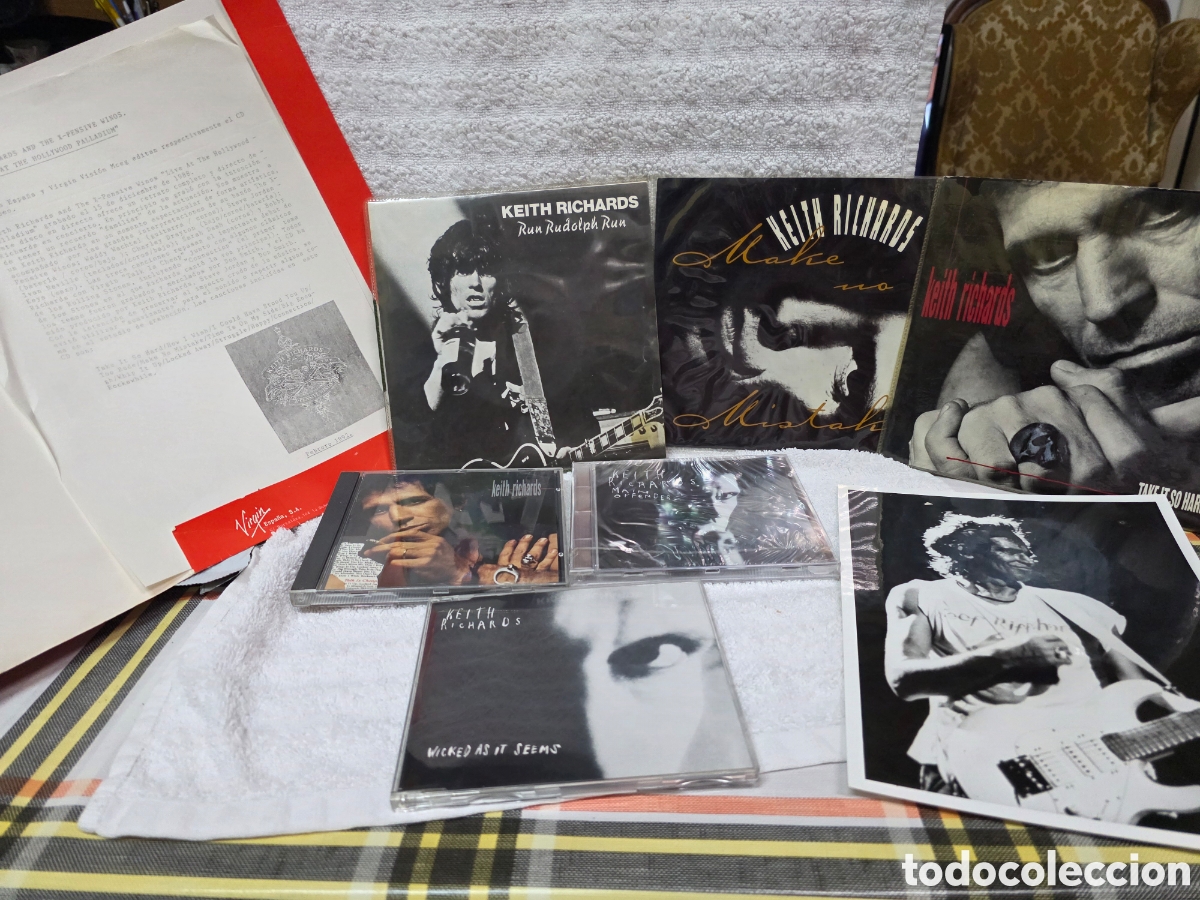 Discos de vinilo: KEITH RICHARDS SU HISTORIA ESPA&Ntilde;OLA