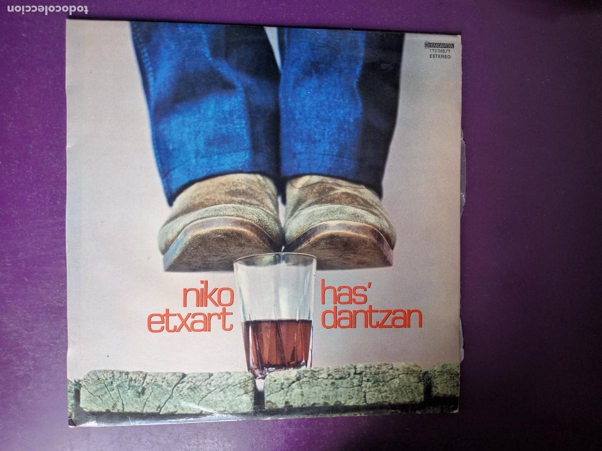 Discos de vinilo: Niko Etxart &lrm;&ndash; Has&acute; Dantzan - LP MOVIEPLAY KARDANTZA 1980 - FOLK POP ROCK VASCO, EUSKADI
