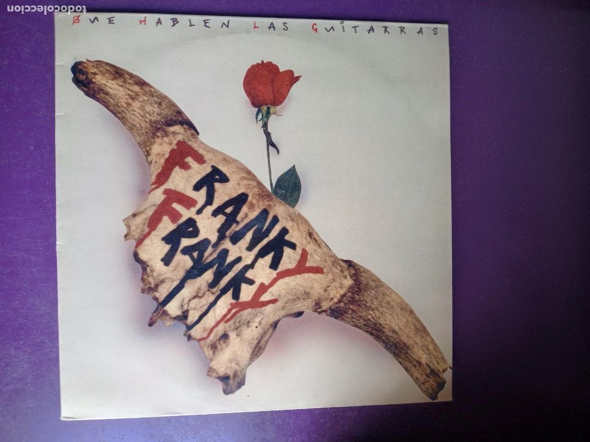 Discos de vinilo: Franky Franky &ndash; Que Hablen Las Guitarras - LP FABRICA MAGNETICA 1991 - ROCK N ROLL MANCHEGO 90'S