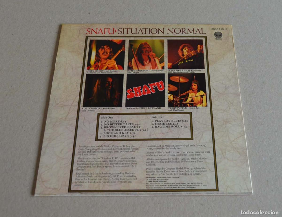 Discos de vinilo: SNAFU - SITUATION NORMAL - Foto 2