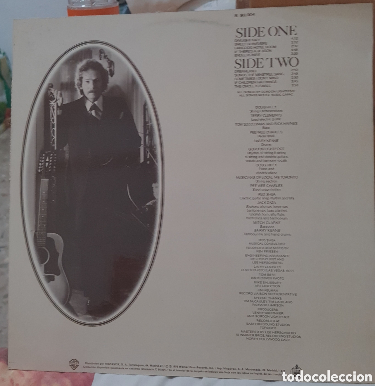 Discos de vinilo: GORDON LIGHFOOT * ENDLESS WIRE - Foto 2