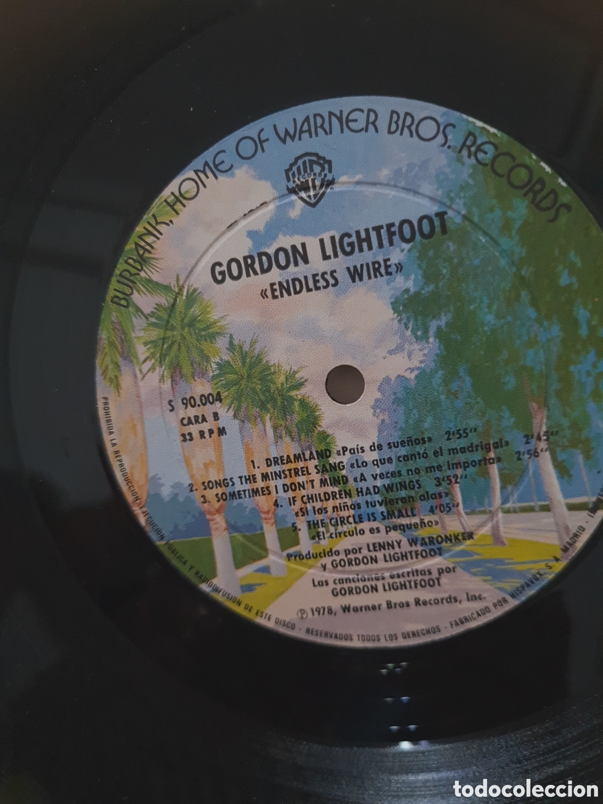 Discos de vinilo: GORDON LIGHFOOT * ENDLESS WIRE - Foto 3
