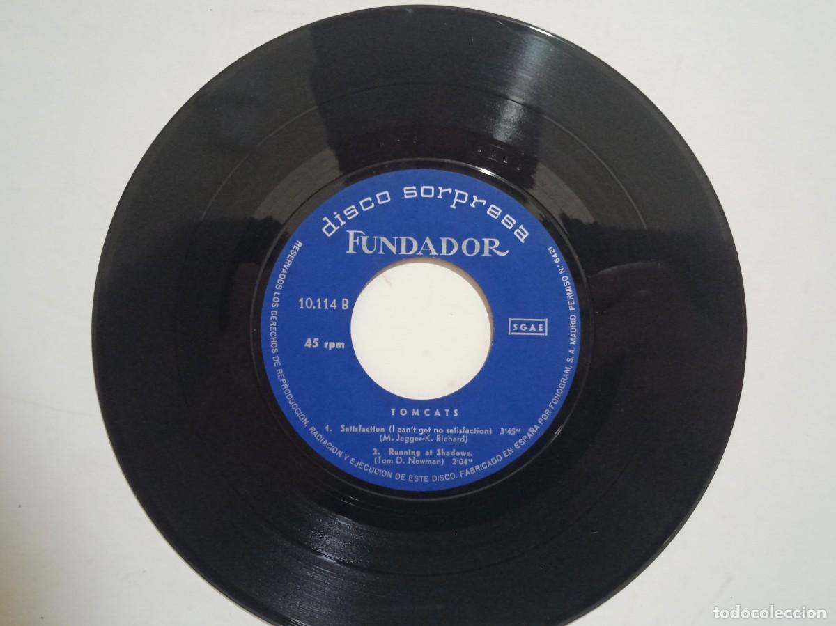Discos de vinilo: Tomcats - Yesterday / Get Off My Cloud / Satisfaction +1 - EP - 1966 - Foto 5