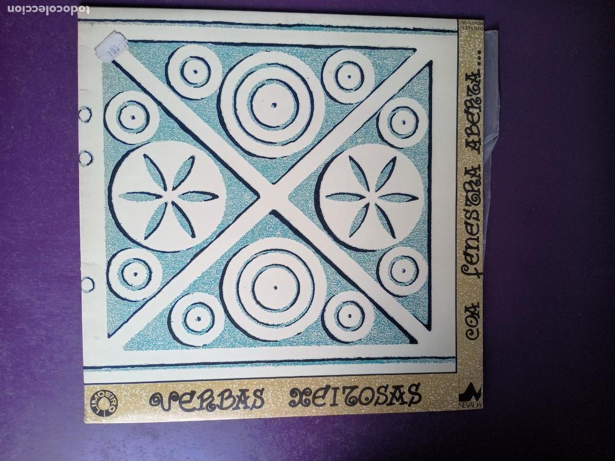 Discos de vinilo: Verbas Xeitosas &ndash; Coa fenestra aberta - LP DIAL 1978, FOLK TRADICIONAL GALICIA -