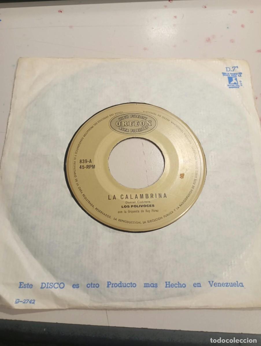 Discos de vinilo: VINILO SINGLE El Show de los Polivoces, RECUERDOS DE IPACARAY / LA CALAMBRINA