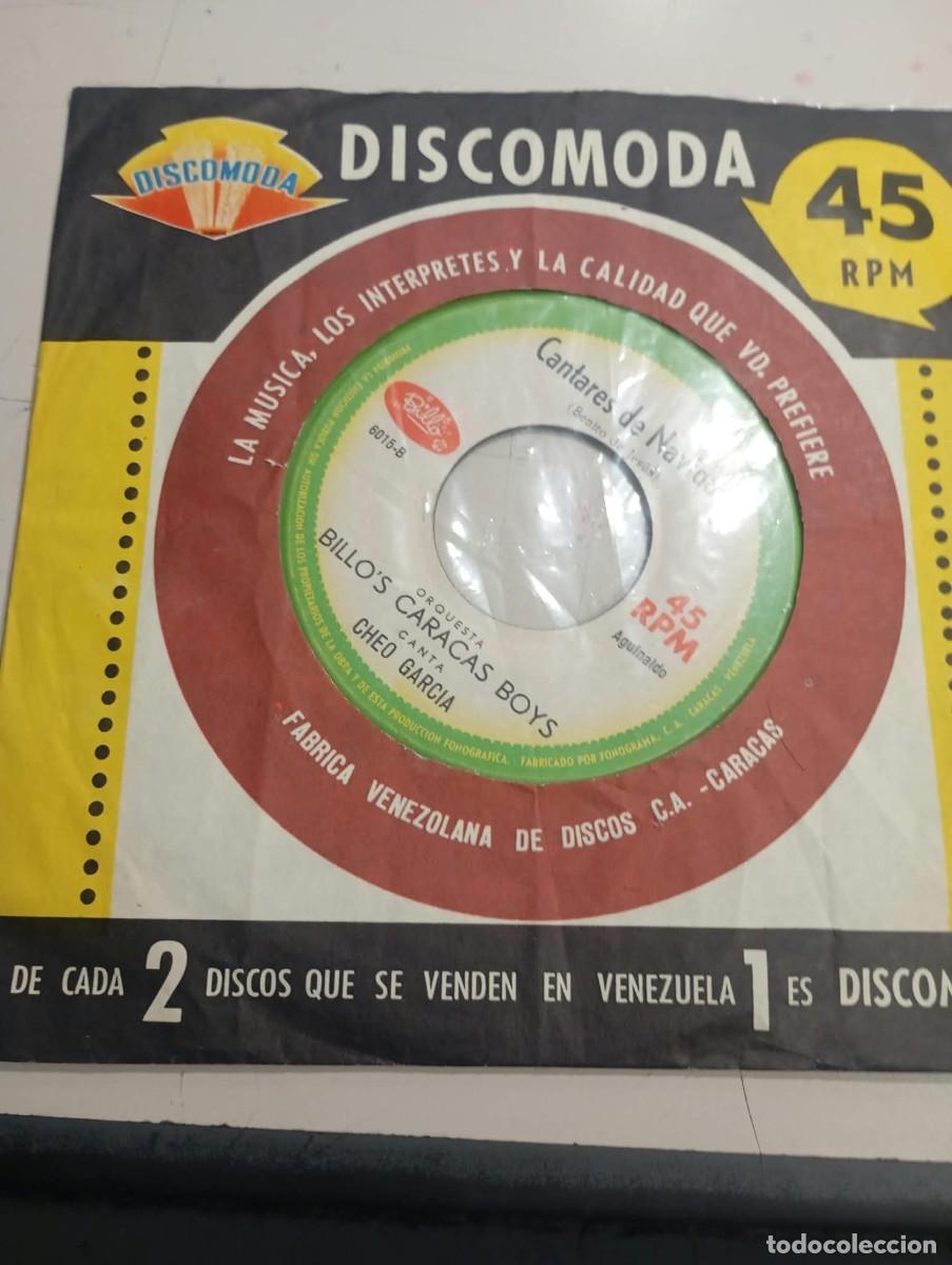 Discos de vinilo: VINILO SINGLE DISCOMODA BILLO'S CARACAS BOYS CANTARES NAVIDAD