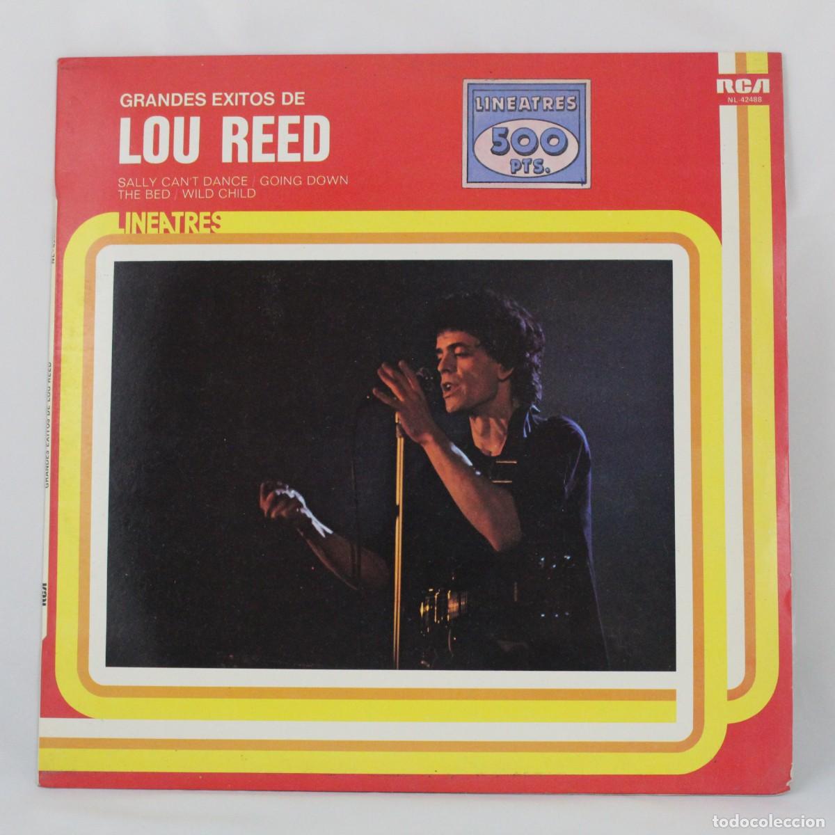 Discos de vinilo: LP Lou Reed Grandes &Eacute;xitos Vinilo RCA Espa&ntilde;a 1978 Lineatres