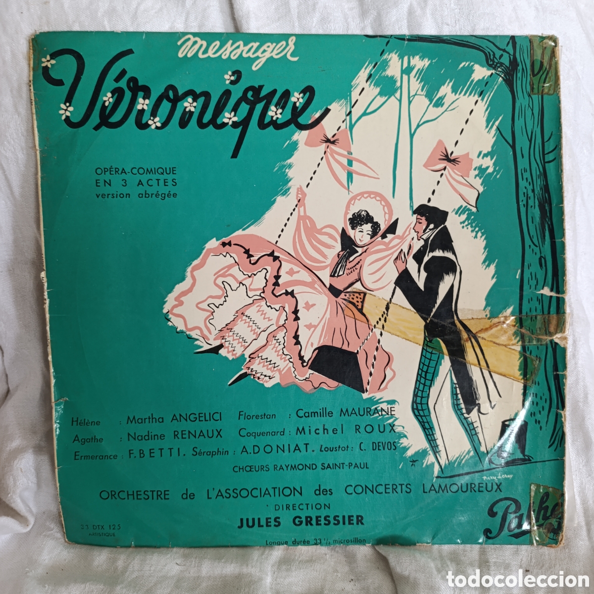 Discos de vinilo: Opera c&oacute;mica,Vinilo LP V&eacute;ronique (Andr&eacute; Messager) - Sello Path&eacute; (A&ntilde;os 50)