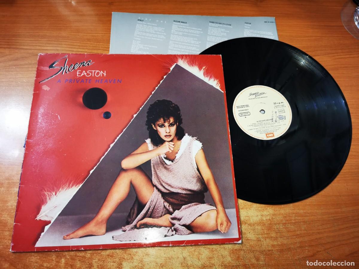 Discos de vinilo: SHEENA EASTON A private heaven LP VINILO PROMO DEL A&Ntilde;O 1984 CON ENCARTE ESPA&Ntilde;A CONTIENE 10 TEMAS