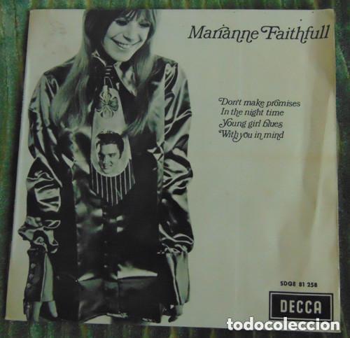 Discos de vinilo: MARIANNE FAITHFULL - DON'T MAKE PROMISES + 3 - RARO EP 1967