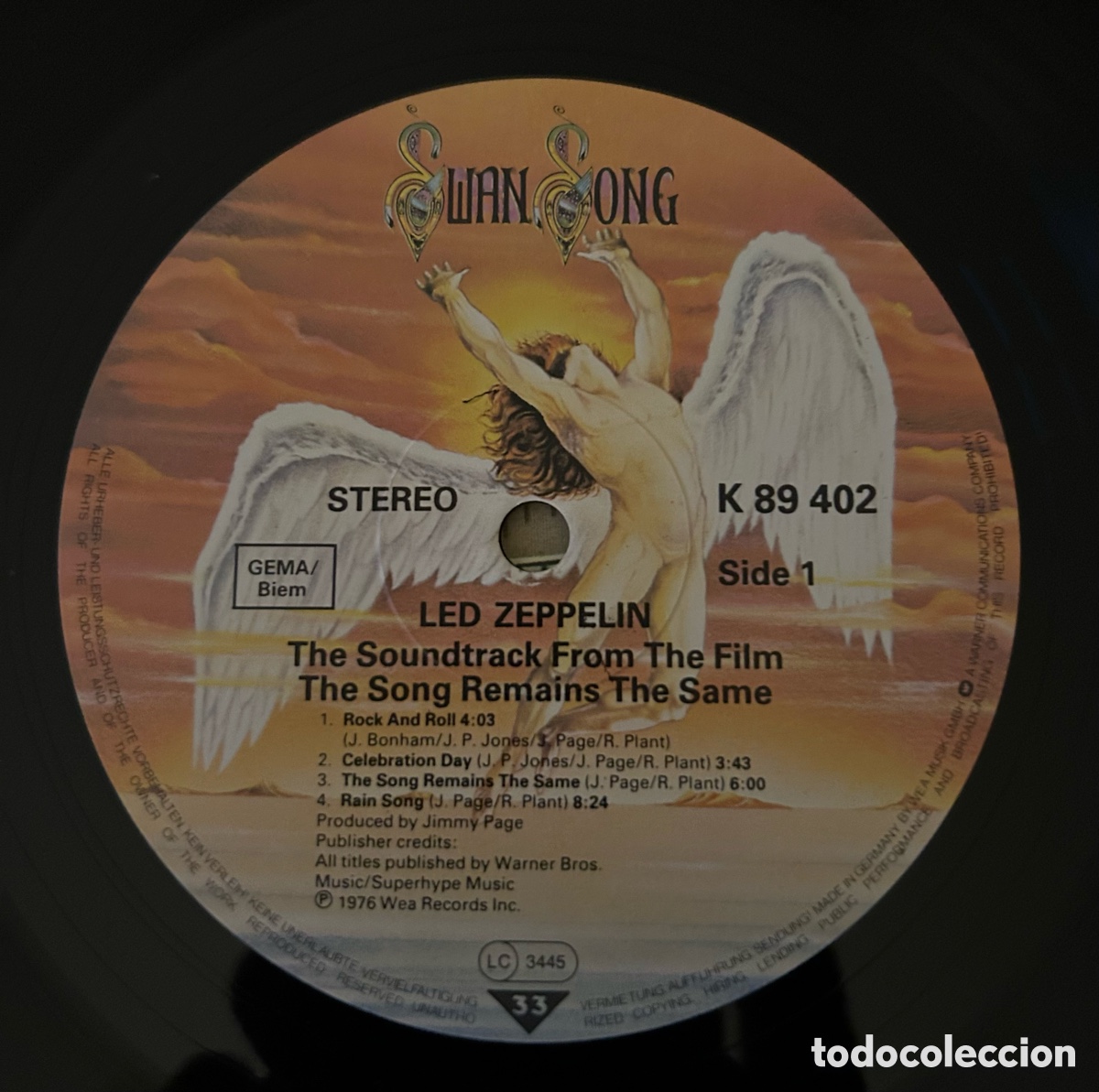 Discos de vinilo: Led Zeppelin-The song remains the same 2LPs - Foto 3