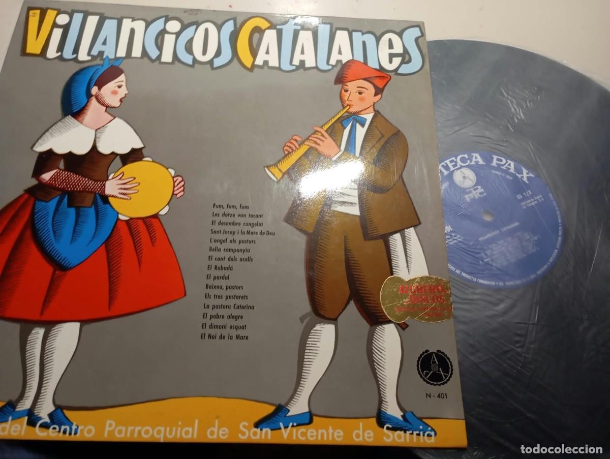 Discos de vinilo: VINILO LP VILLANCICOS CATALANES. SCHOLA PARROQUIAL SAN VICENTE SARRIA. 1967