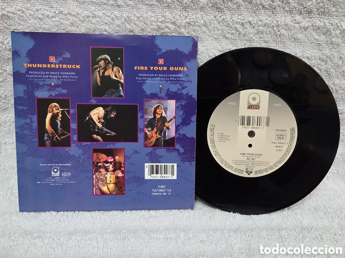 Discos de vinilo: AC/DC&nbsp;&ndash;&nbsp;Thunderstruck 1990 edicion UK - Foto 2