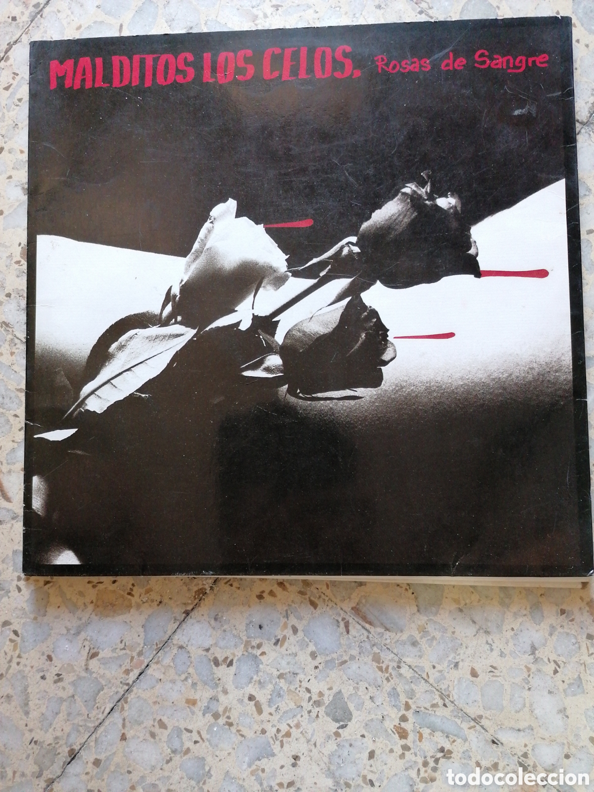 Discos de vinilo: LP MALDITOS LOS CELOS ROSAS DE SANGRE 1992 INSERT