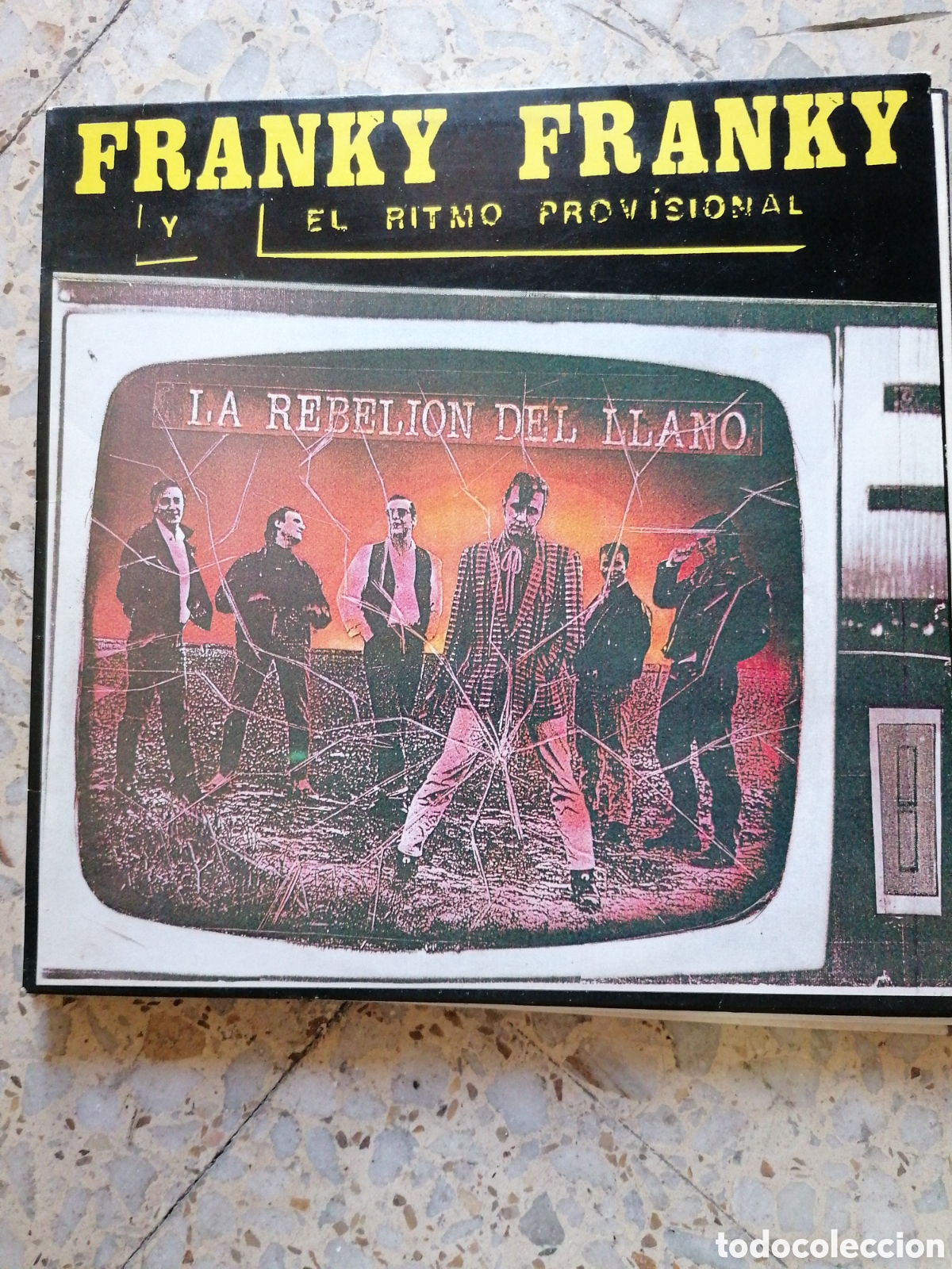 Discos de vinilo: LP FRANKY FRANKY Y EL RITMO PROVISIONAL LA REBELION DEL LLANO 1988 INSERT