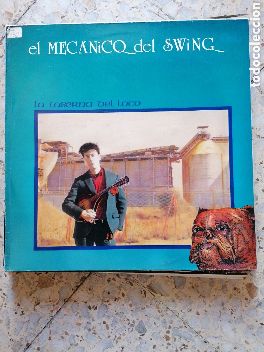 Discos de vinilo: LP EL MECANICO DEL SWING LA TABERNA DEL LOCO 1989 EX - Foto 3