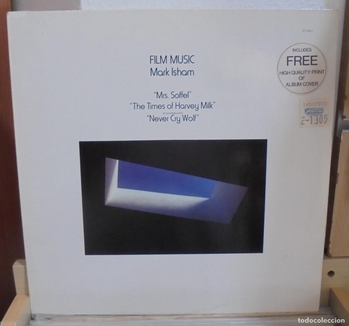 Discos de vinilo: Mark Isham. Film music. MGM / UA 1985 -- LP