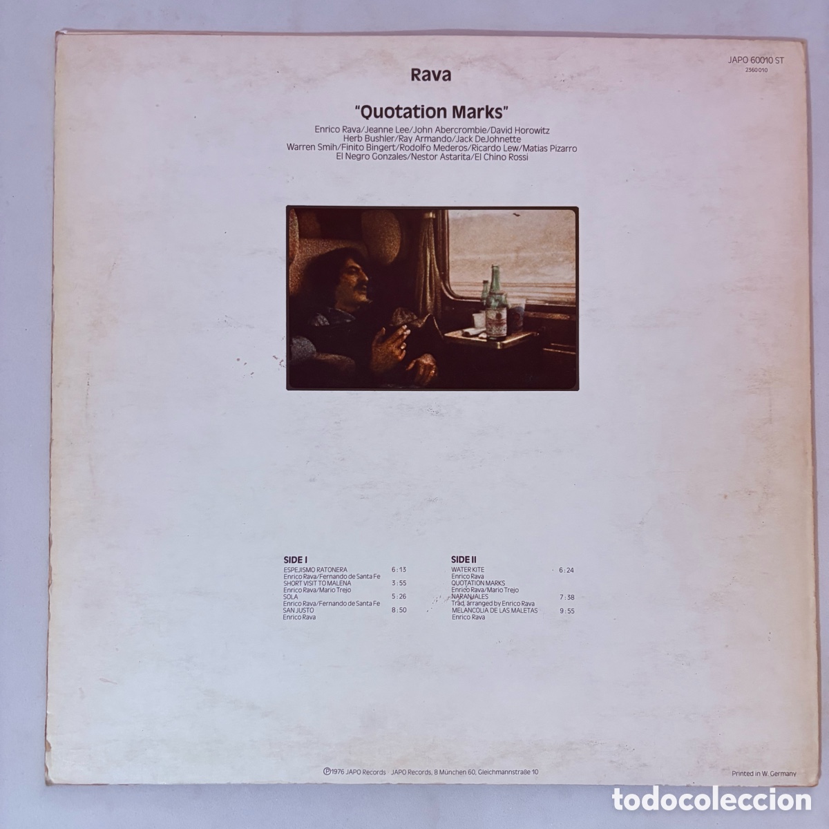 Discos de vinilo: lp Rava Quotation Marks edicion alemana - Foto 2