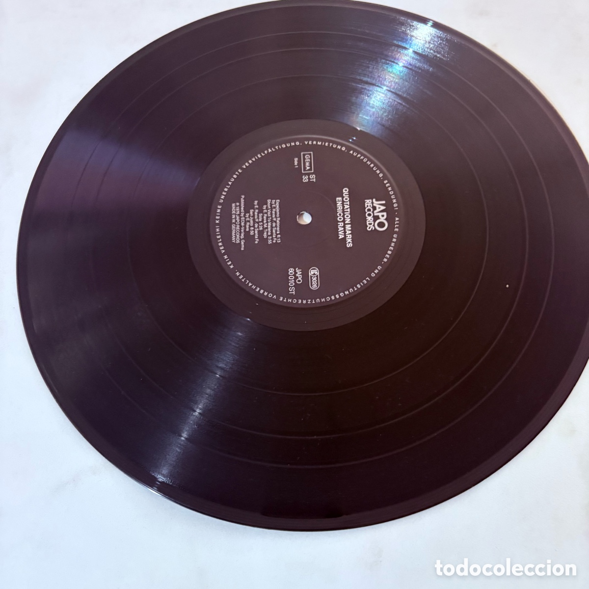 Discos de vinilo: lp Rava Quotation Marks edicion alemana - Foto 3