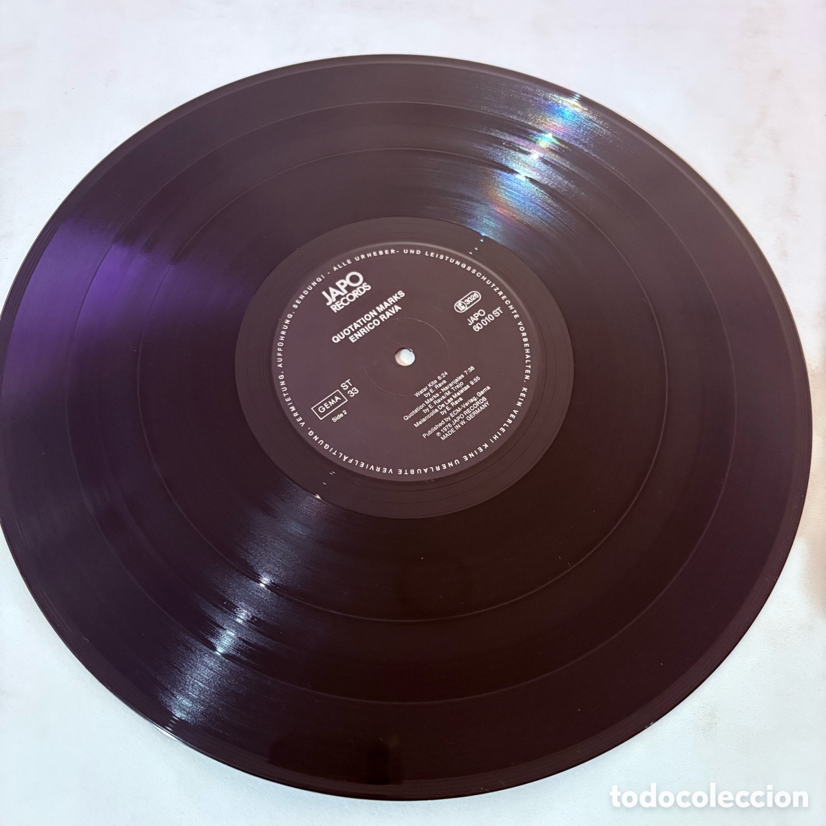 Discos de vinilo: lp Rava Quotation Marks edicion alemana - Foto 4
