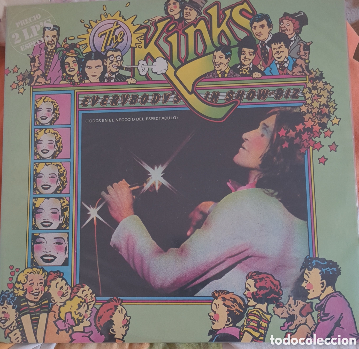 Discos de vinilo: THE KINKS *DOBLE * EVERYBODY'S IN SHOW-BIZ