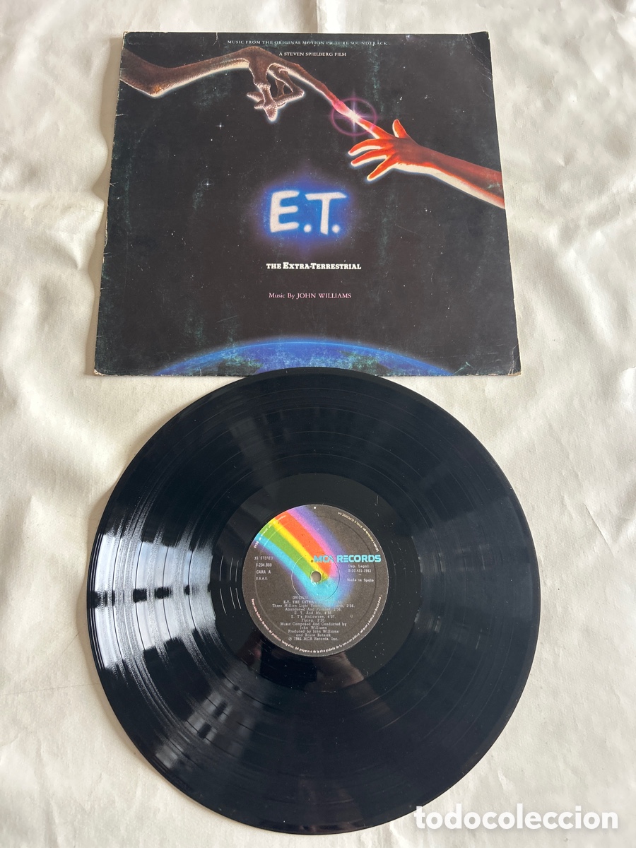 Discos de vinilo: Disco de vinilo LP Banda sonora pelicula ET