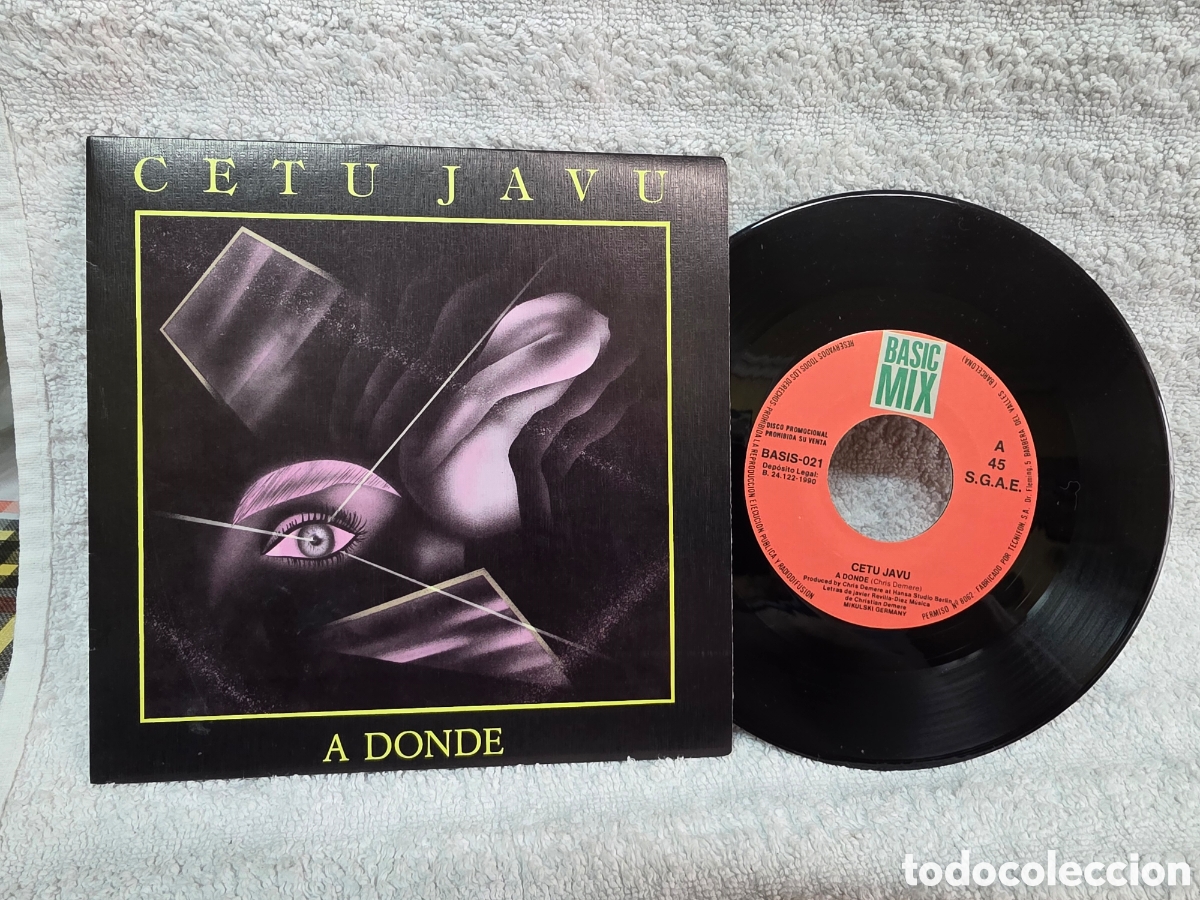 Discos de vinilo: Cetu Javu&nbsp;&ndash;&nbsp;A Donde PROMOCIONAL 1990