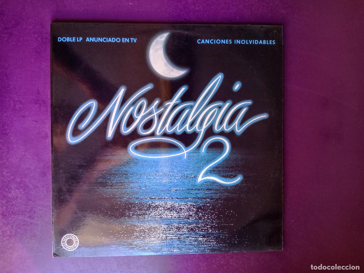 Discos de vinilo: NOSTALGIA 2 - DOBLE LP 20 EXITOS 1991 - MARISOL, RAPHAEL, JEANETTE, ROCIO JURADO, JULIO IGLESIAS, E
