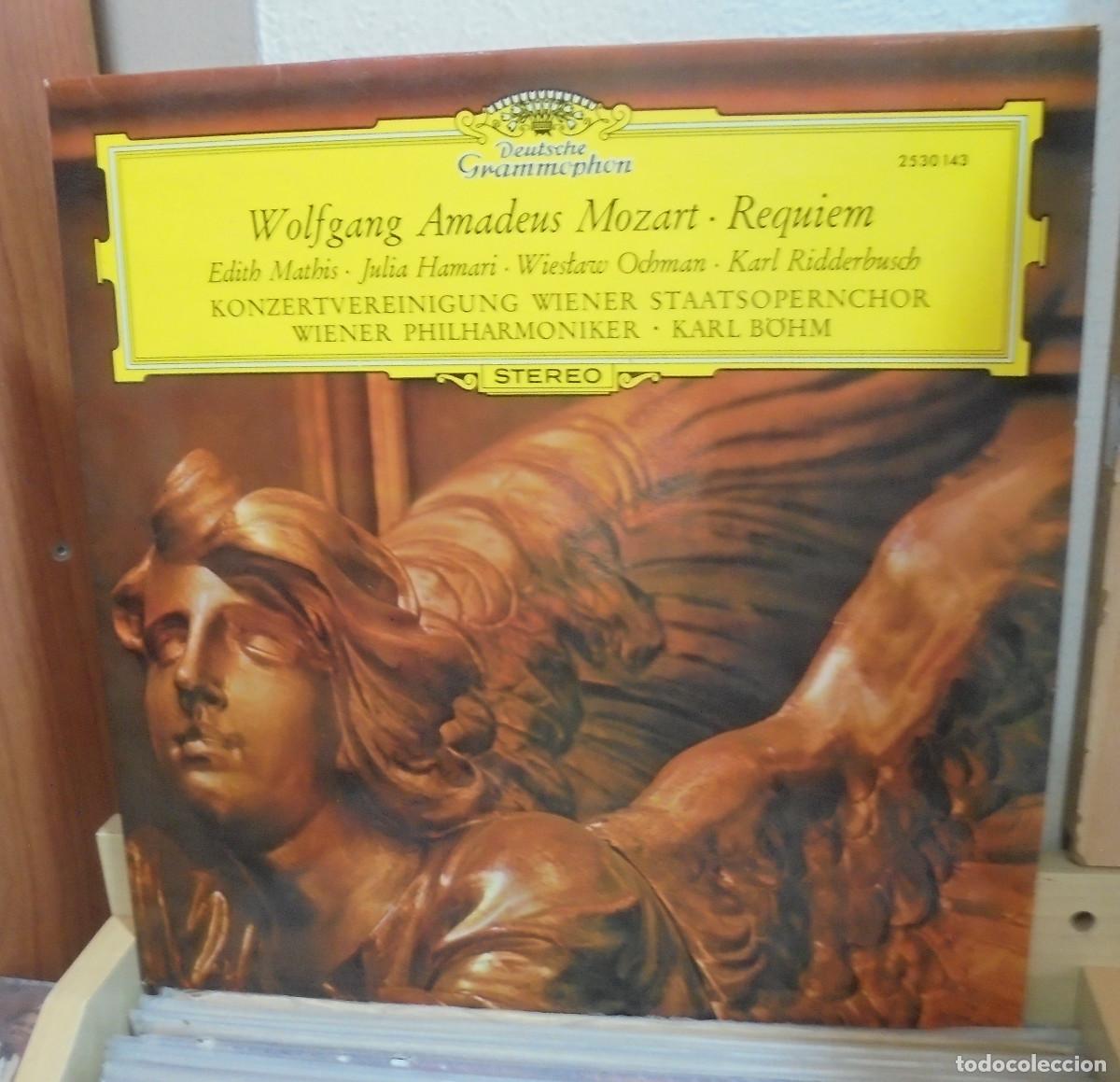Discos de vinilo: Wolfgang Amadeus Mozart. Requiem. Deutsche Grammophon 1977 -- LP