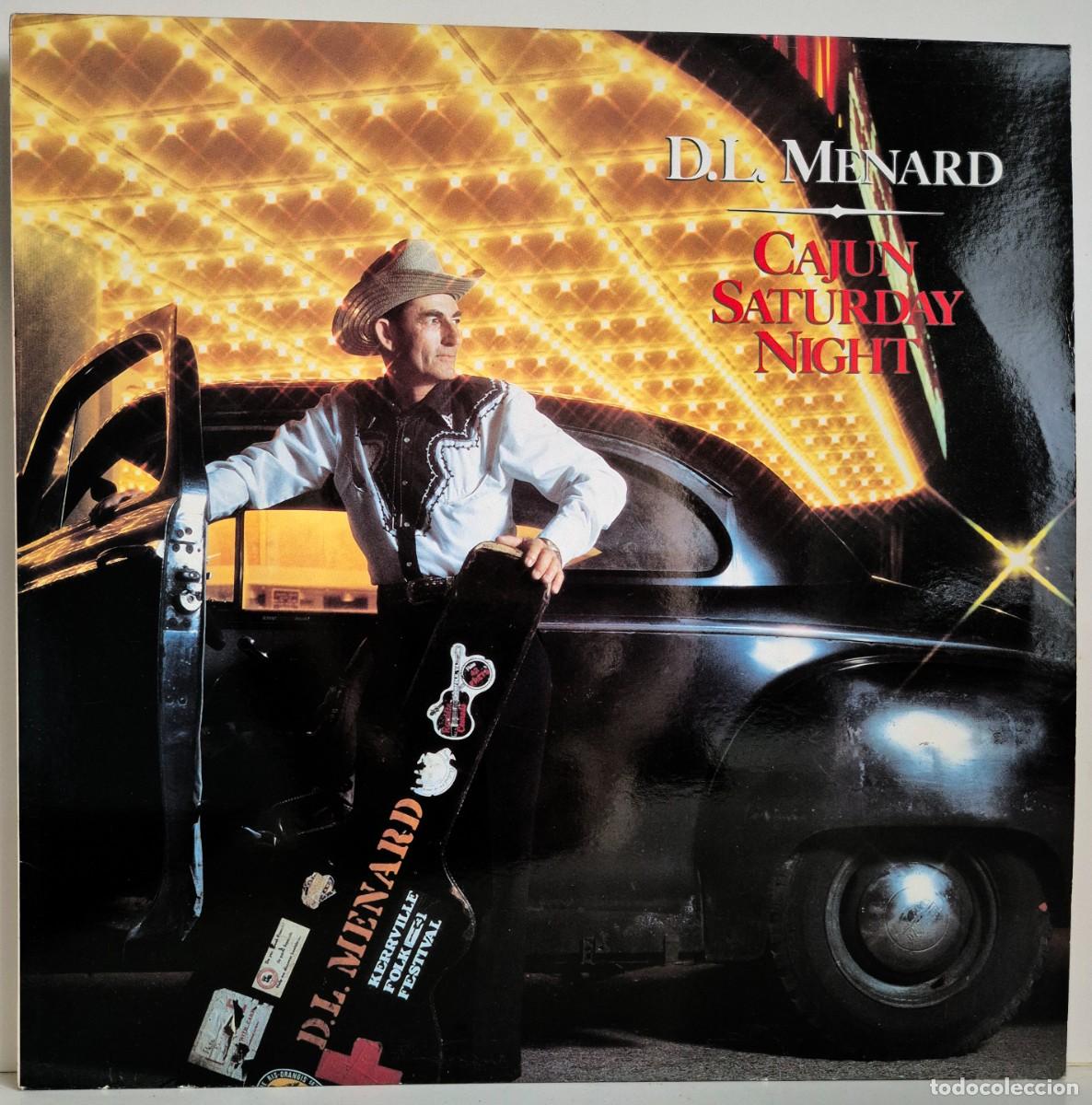 Discos de vinilo: D. L. Menard - Cajun Saturday Night. LP vinilo