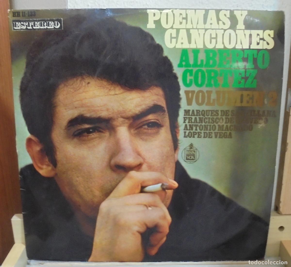 Discos de vinilo: Alberto Cortez. Poemas y canciones, volumen 2. Hixpavox 1968 -- LP