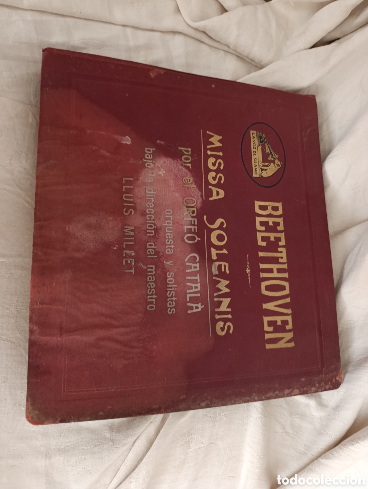 Discos de vinilo: Missa Solemnis de Beethoven interpretada por el Orfe&oacute; Catal&agrave;