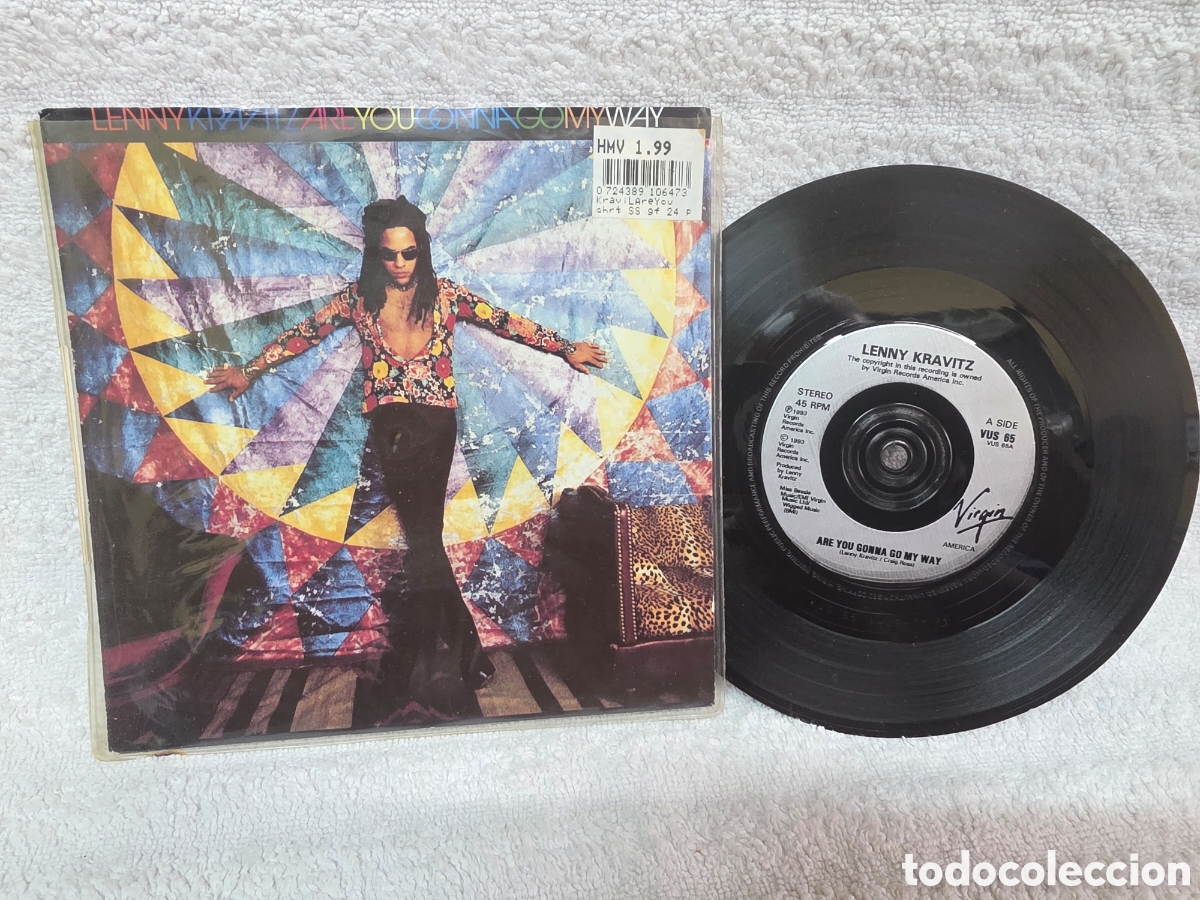 Discos de vinilo: Lenny Kravitz&nbsp;&lrm;&ndash;&nbsp;Are You Gonna Go My Way 1993