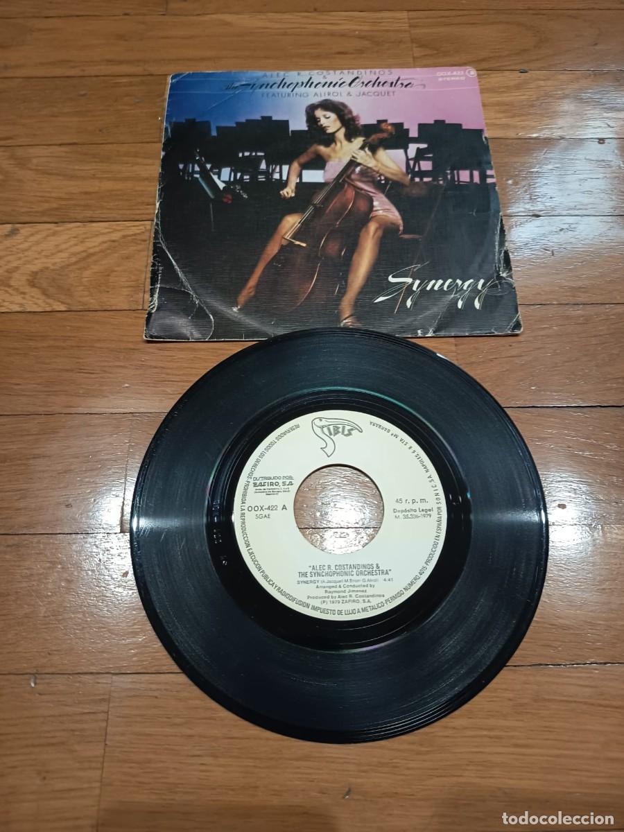 Discos de vinilo: SINGLE - ALEC R CONTANDINOS THE SYNCHOPHONIC ORCHESTRA - SYNERGY - 1979
