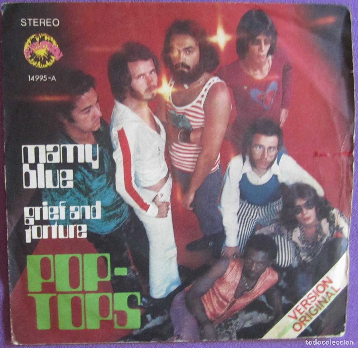 Discos de vinilo: POP TOPS: MAMY BLUE / GRIEF AND FORTUNE. ORIGINAL ESPA&Ntilde;A EXPLOSI&Oacute;N.
