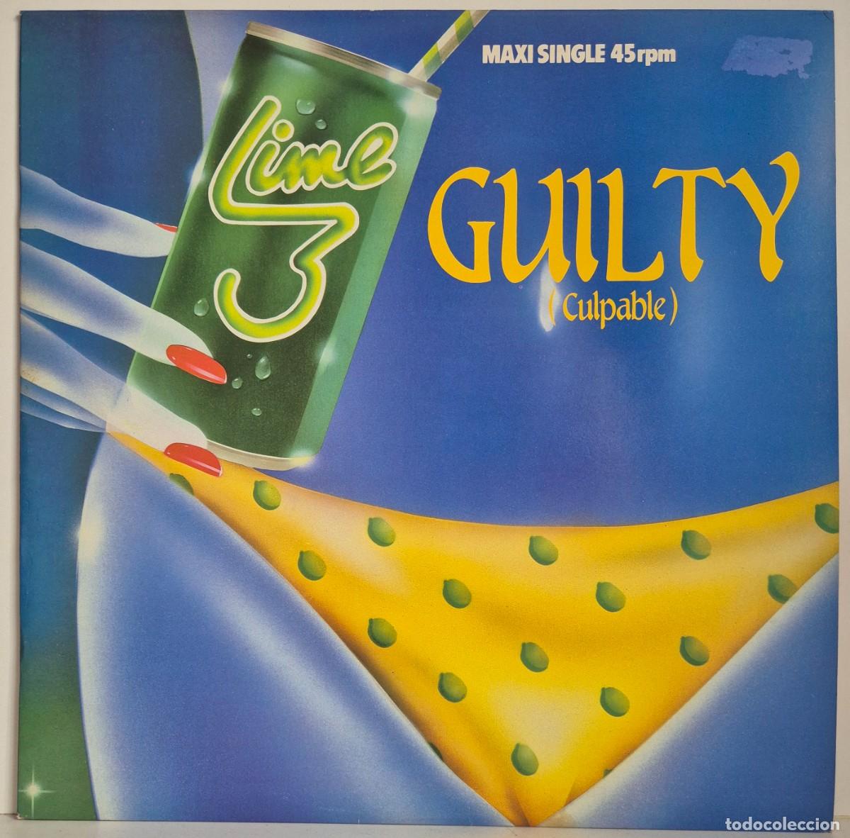 Discos de vinilo: Lime 3 - Guilty. Vinilo Maxi single 45 rpm. Synth-pop, Disco