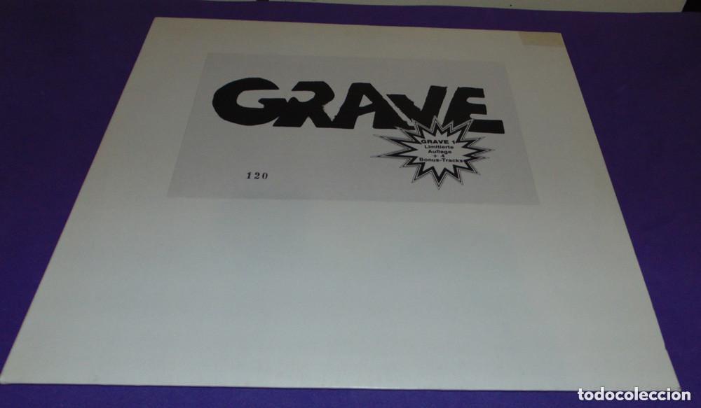 Vinyl records: GRAVE &ndash; Grave 1 + Bonus - LP EDICION ALEMANA 1989 + 4 BONUS TRACKS