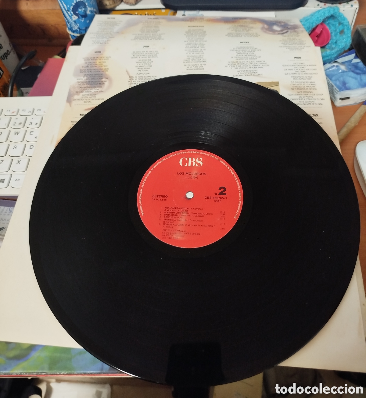 Discos de vinilo: Los Moluscos - !Fuera&iexcl; - Foto 2