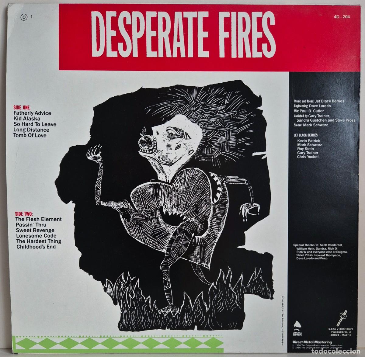 Discos de vinilo: Jet Black Berries - Desperate Fires. LP vinilo - Foto 2