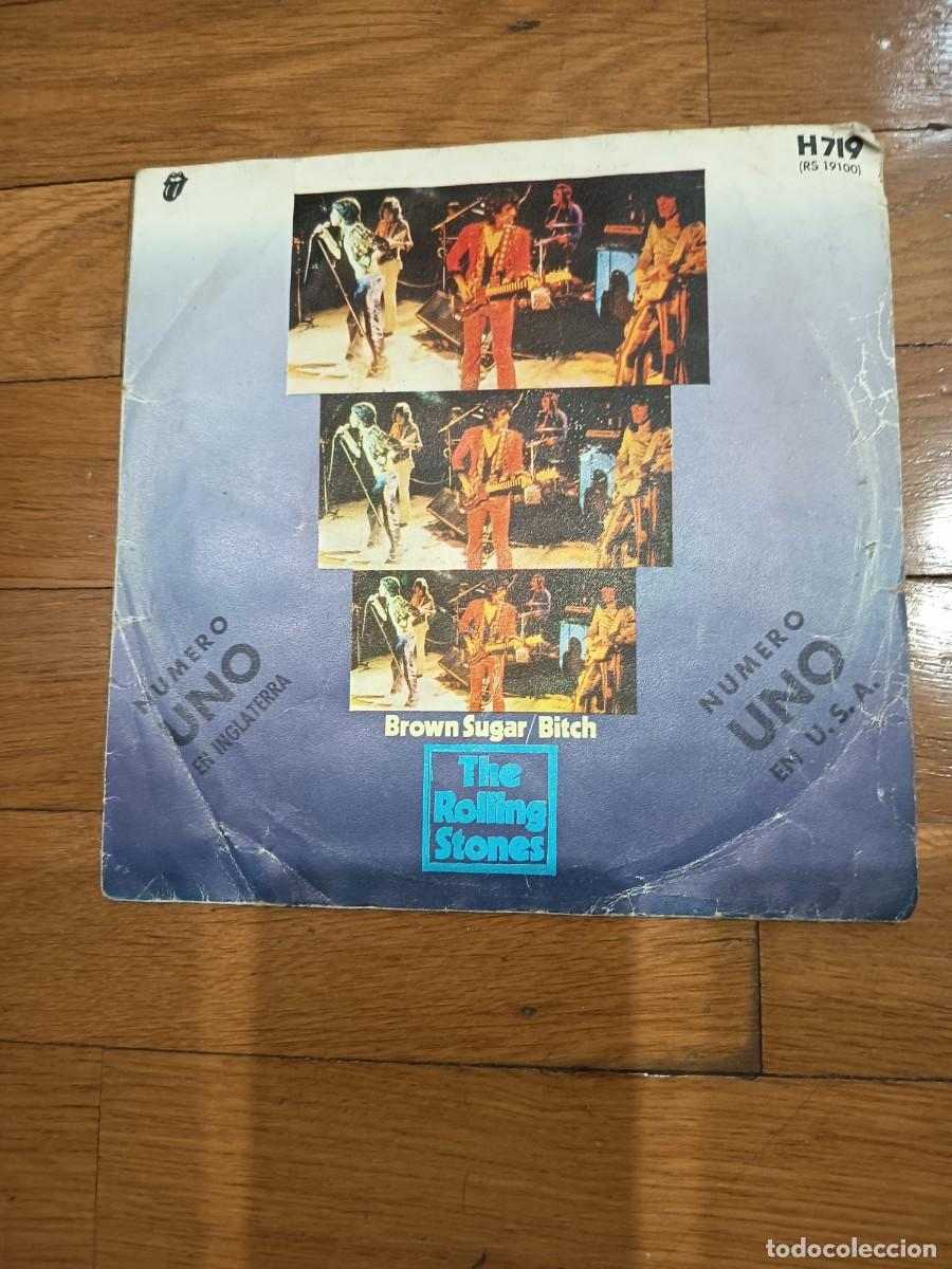 Discos de vinilo: SOLO CARATULA - ROLLING STONES - BROWN SUGAR - Foto 1