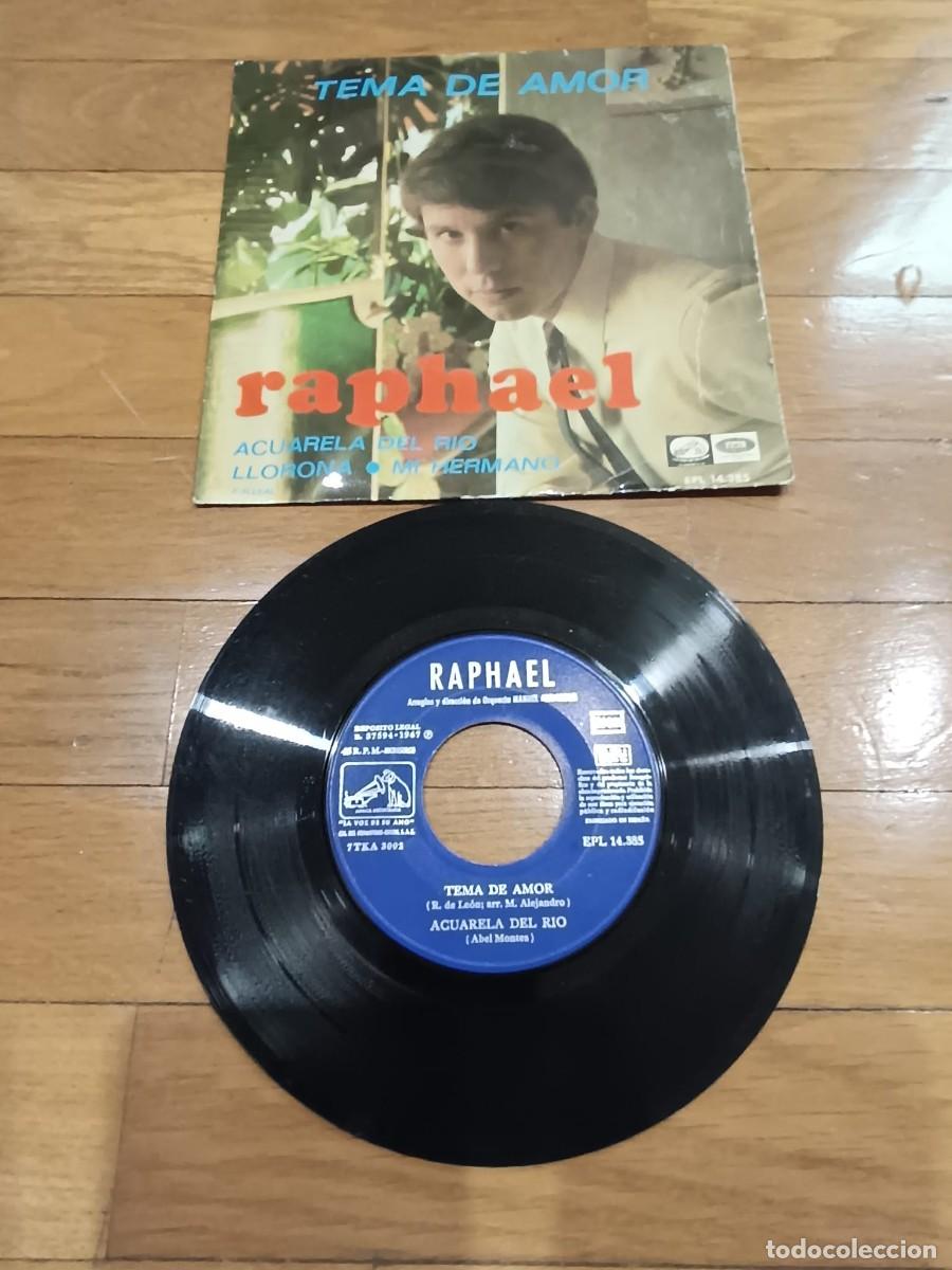 Discos de vinilo: SINGLE EP- RAPHAEL - TEMA DE AMOR - 1967