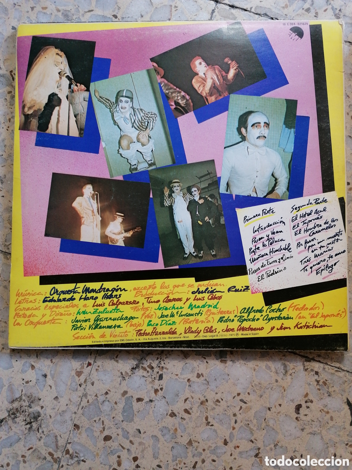 Discos de vinilo: LP ORQUESTA MONDRAGON MU&Ntilde;ECA HINCHABLE 1979 INSERT - Foto 2